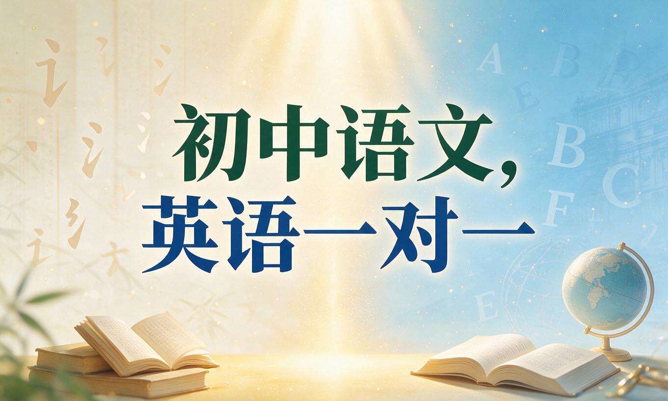 初中语文，英语一对一